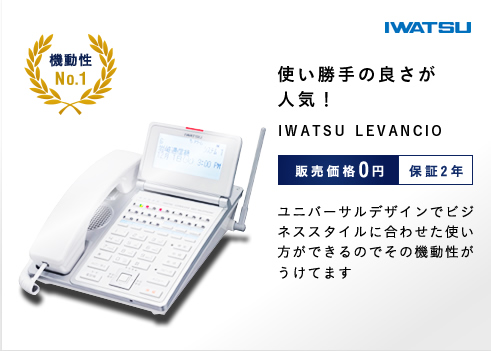 使い勝手の良さが人気！ IWATSU LEVANCIO